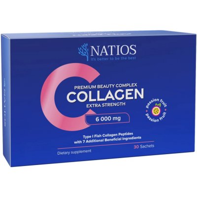 Natios Collagen Premium Beauty Complex 6 000 mg 30 sáčků – Hledejceny.cz