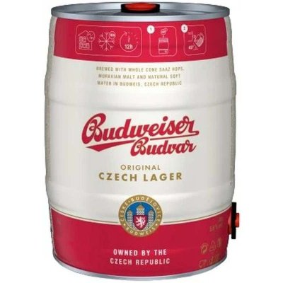 Budweiser Budvar Original světlé ležák 12° 5% 5 l (sud) – Zbozi.Blesk.cz