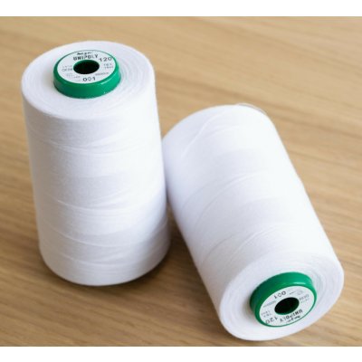 Nit overlocková Unipoly bílá 5000 m – Sleviste.cz