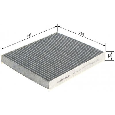 Kabinový filtr BOSCH (BO 1987432357) – Sleviste.cz