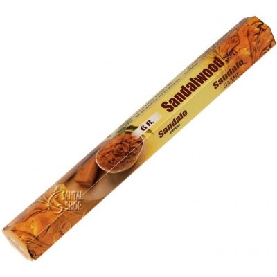 GR indické vonné tyčinky Santalové dřevo II 20 ks – Zboží Mobilmania
