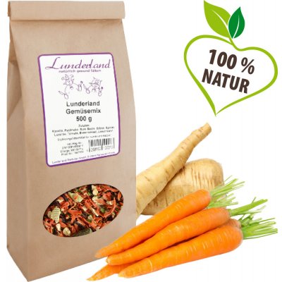 Lunderland Zelenina Sušená směs 100% bez obilnin 0,5 kg – Hledejceny.cz