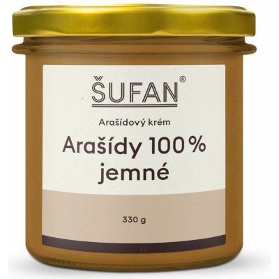 Šufan arašídové máslo jemné 330 g – Zboží Dáma