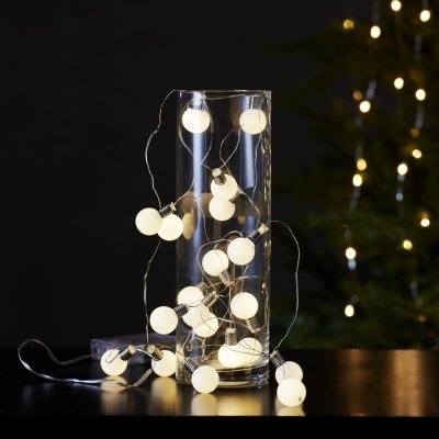 Star Trading Světelný LED řetěz 30 světýlek délka 3 m Mini Glow stříbrný – Hledejceny.cz