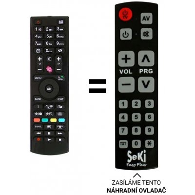 Dálkový ovladač Senior GoGEN TVH32A225 LED TV – Zbozi.Blesk.cz