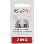 KnitPro Zing vyměnné kruhové jehlice 5Cm 6mm – Hledejceny.cz