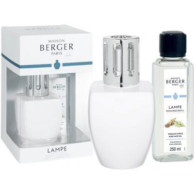 Maison Berger Paris katalytická lampa June bílá a náplň Pure White Tea Čistý bílý čaj 250 ml – Zbozi.Blesk.cz