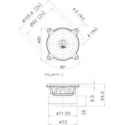 Faital Pro 3FE25 4/Ohm