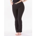 Gina dámské kalhoty zvonové dlouhé šité klasické jednobarevné 96000P černé – Zboží Dáma