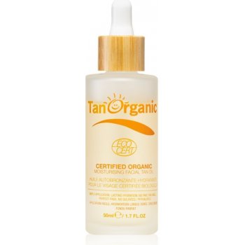 TanOrganic The Skincare Tan samoopalovací olej na obličej odstín Light Bronze 50 ml
