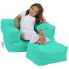 Sedací vak a pytel Atelier del Sofa Garden Bean Bag Kids Single Seat Pouffe - Turquoise