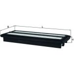 Vzduchový filtr MAHLE LX 3601 – Hledejceny.cz
