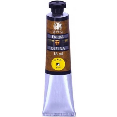 Art&Hobby Artea olejová barva Profi 18 ml kadmiová žlutá citronová – Hledejceny.cz