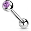 Piercing Šperky4U piercing do jazyku titan TIT1017-TZ