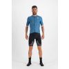 Cyklistický dres Sportful Checkmate Blue Sea Berry Blue