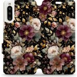 Mobiwear - Sony Xperia 10 II - V169S Zlatavé kvítky – Sleviste.cz