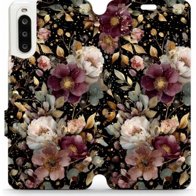 Mobiwear - Sony Xperia 10 II - V169S Zlatavé kvítky – Sleviste.cz