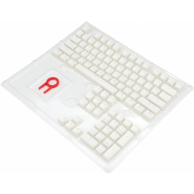 Redragon PBT Doubleshot Keycap A130 White – Zboží Živě