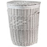 ČistéDřevo Proutěný bílý rohový obšitý – Zboží Dáma