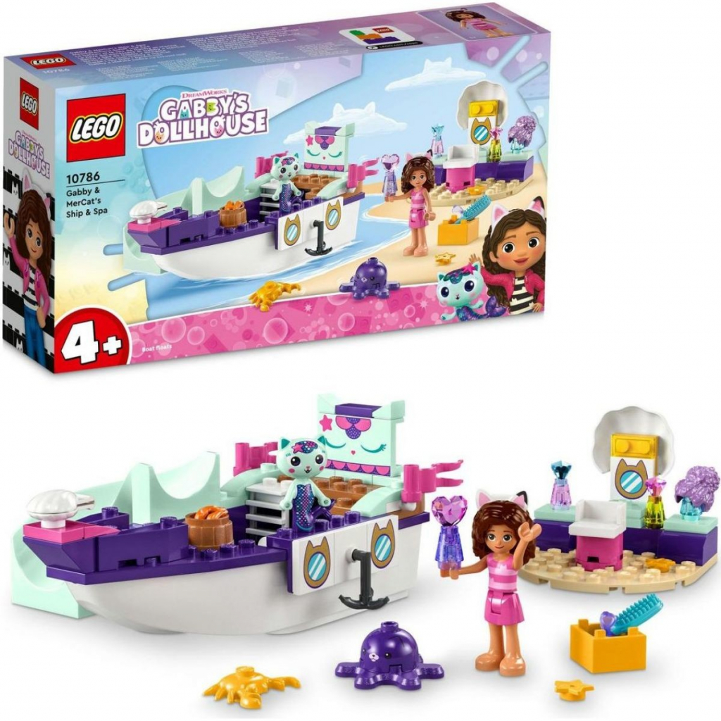 LEGO® Gabby’s Dollhouse 10786 Gábi a Rybočka na luxusní lodi