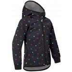 Unuo Dětská softshellová bunda bez zateplení pružná Basic Černá Puntík – Hledejceny.cz