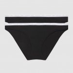 Calvin Klein Sada dámských kalhotek CK One bikini 2Pk QD3789E001 černá – Hledejceny.cz