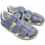 Jonap Barefoot kožené sandálky Zula modrá – Zboží Mobilmania