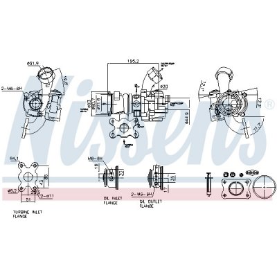Turbodmychadlo NISSENS 93305 | Zboží Auto