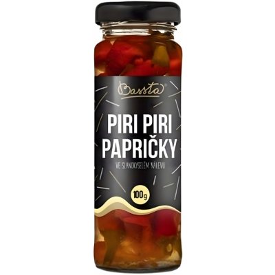 Bassta Piri Piri papričky ve slanokyselém nálevu sklo 100 g – Sleviste.cz