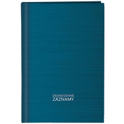 Baloušek Tisk Denní záznamy A4 tyrkys – Zboží Mobilmania