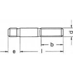 šroub M12x35 ZINEK 5.6 závrtný do oceli DIN 938 – Hledejceny.cz
