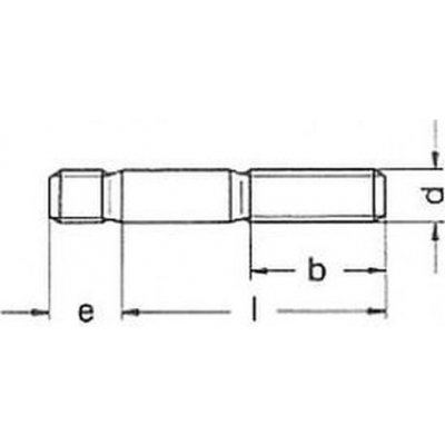 šroub M12x35 ZINEK 5.6 závrtný do oceli DIN 938 – Hledejceny.cz