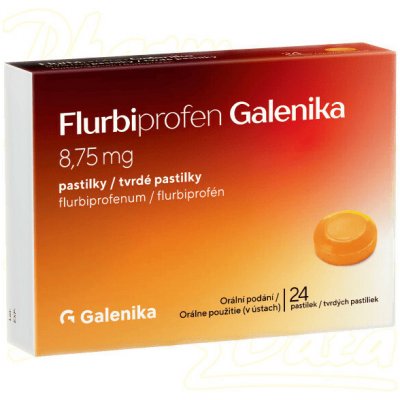 FLURBIPROFEN GALENIKA 8,75MG PAS 24 II – Hledejceny.cz