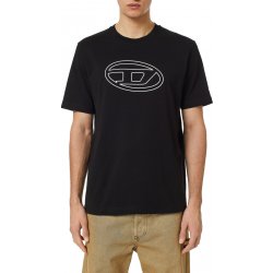 Diesel tričko T-JUST-BIGOVAL T-SHIRT černá