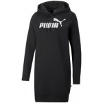 Puma ESS Logo Hooded Dress FL 671988-01 černá – Zboží Mobilmania