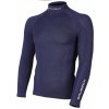 Pánské sportovní tričko Brubeck Merino Wool pánské tričko s dlouhým rukávem tmavě modrá