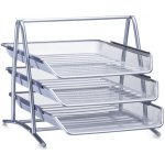 Zeller dvoupatrový zásobník na doklady z kovové sítě – Zboží Mobilmania