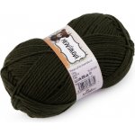Pletací příze medvídková 100 g Varianta: 16 (81233) zelená khaki tmavá, Balení: 1 ks 44988/91509/253566 – Zboží Mobilmania