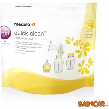 Medela Sterilizační sáčky Quick Clean 20 ks od 1 450 Kč - Heureka.cz