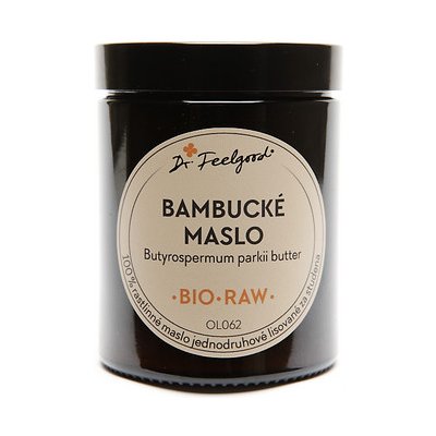 Dr. Feelgood BIO and RAW bambucké máslo 180 ml – Zboží Dáma