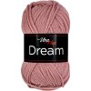 Příze Vlna Hep pletací příze DREAM 6414 starorůžová, 100% merino vlna, jednobarevná, 50g/125m