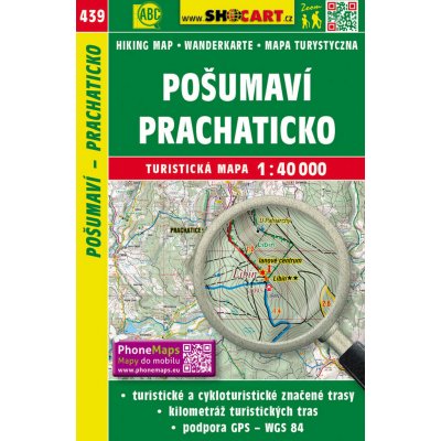 Turistická mapa 439 Pošumaví Prachaticko 1:40 000 – Zboží Mobilmania