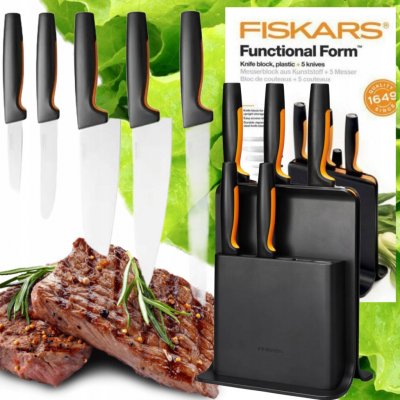 Fiskars Functional Form Plastový blok 5 nožů 1057554 – Zboží Dáma