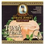 Kaiser Franz Josef Exclusive Tuňák steak ve slunečnicovém oleji 80 g – Zboží Dáma