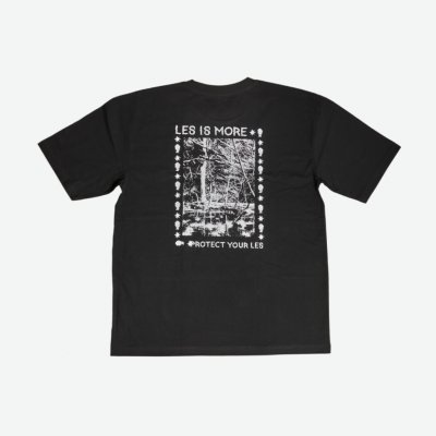 Tričko Les Is More černé – Zboží Mobilmania