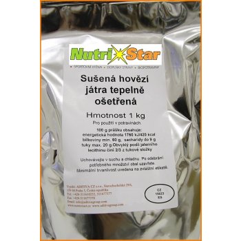 Nutristar Játra hovězí sušená prášek 1000 g