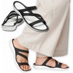 Crocs Swiftwater Sandal W 203998-066 Black/white – Zboží Dáma