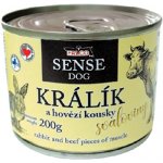 Sokol Falco Sense Dog králík a hovězí 200 g – Zboží Mobilmania