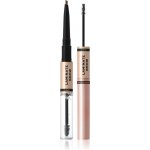 Makeup Revolution Laminate Brow Pencil tužka na obočí Dark Brown 2,1 g – Sleviste.cz