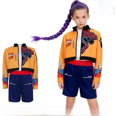 Demon Hunters kpop Rumi cosplay lovkyně démonů 130 cm – Zboží Dáma